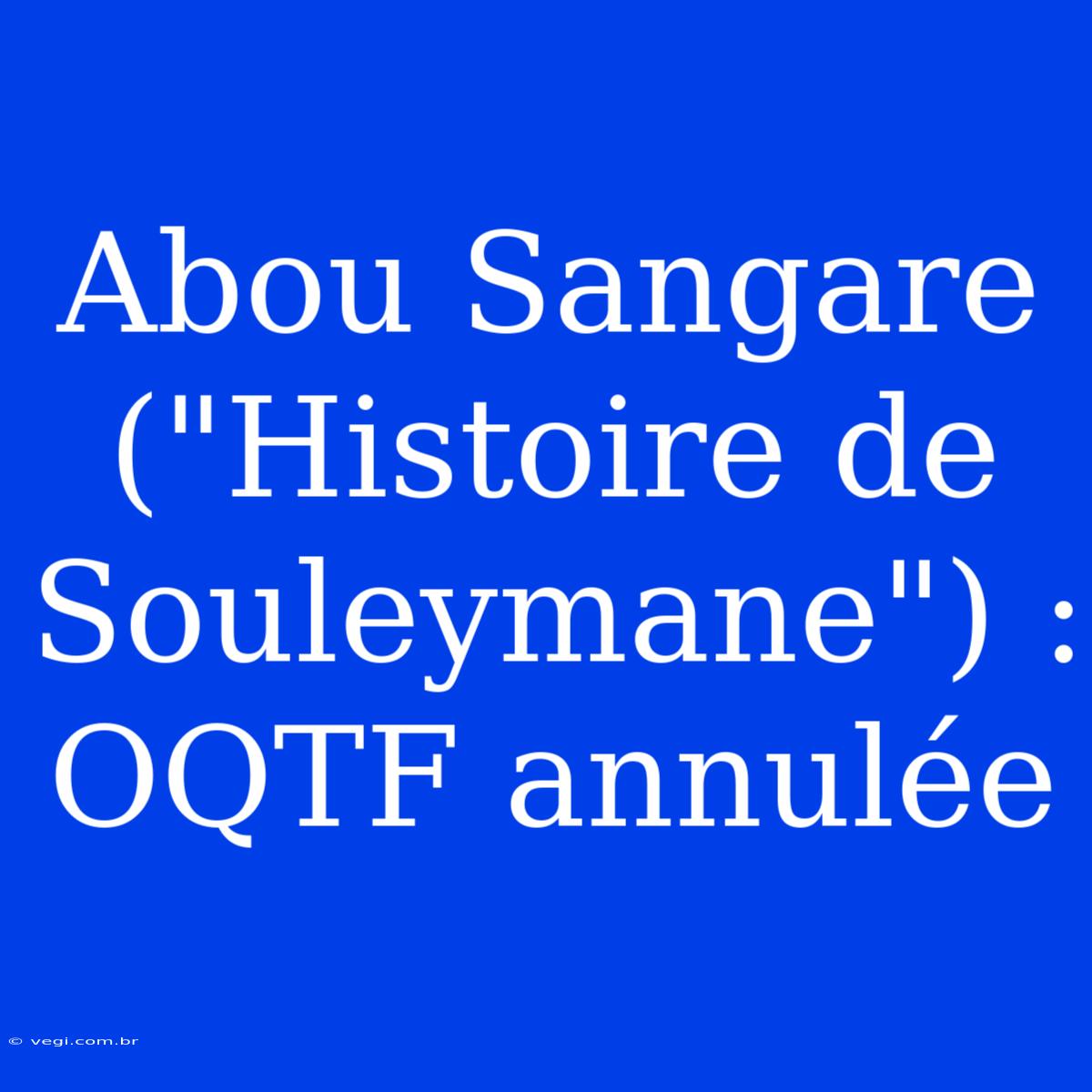 Abou Sangare (