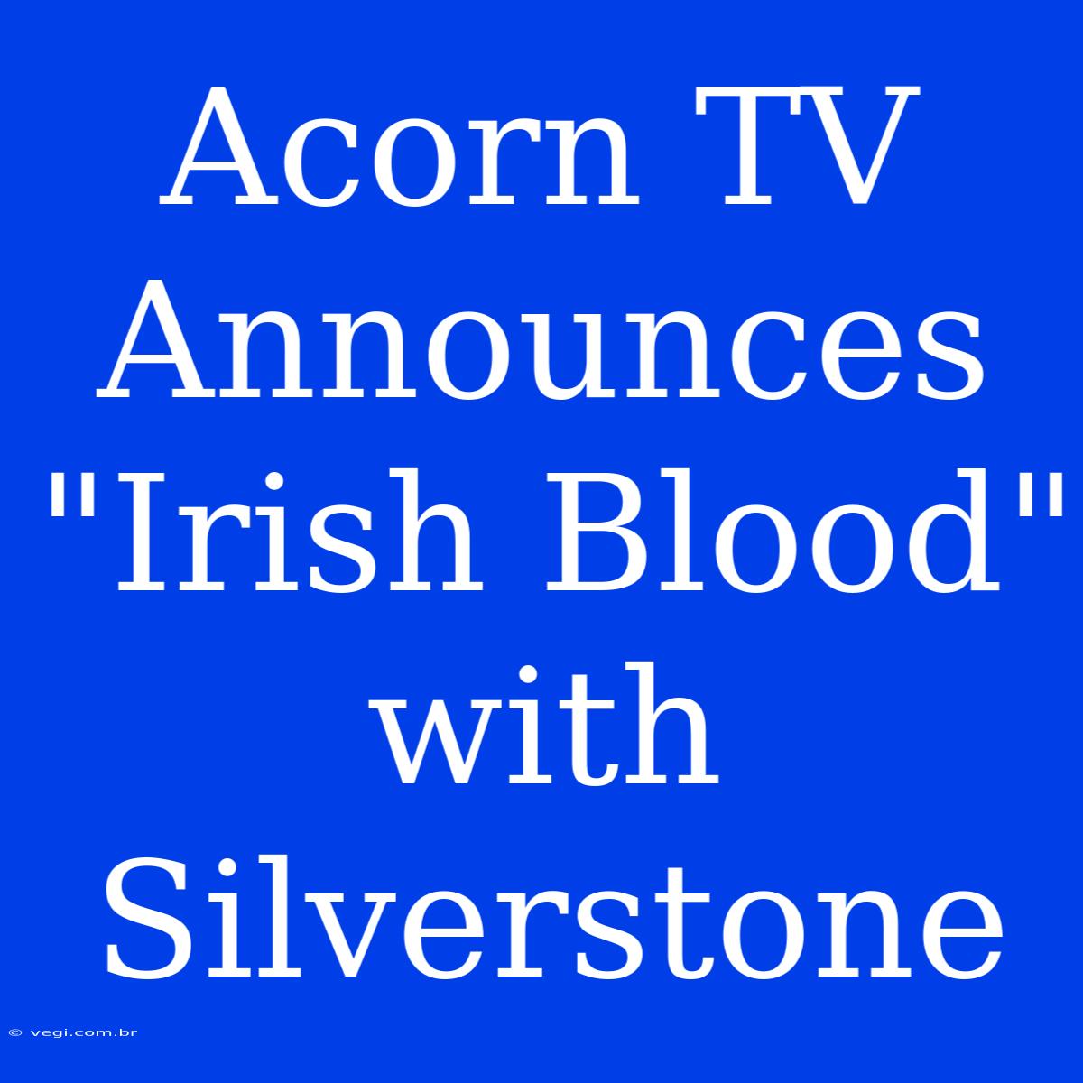 Acorn TV Announces 