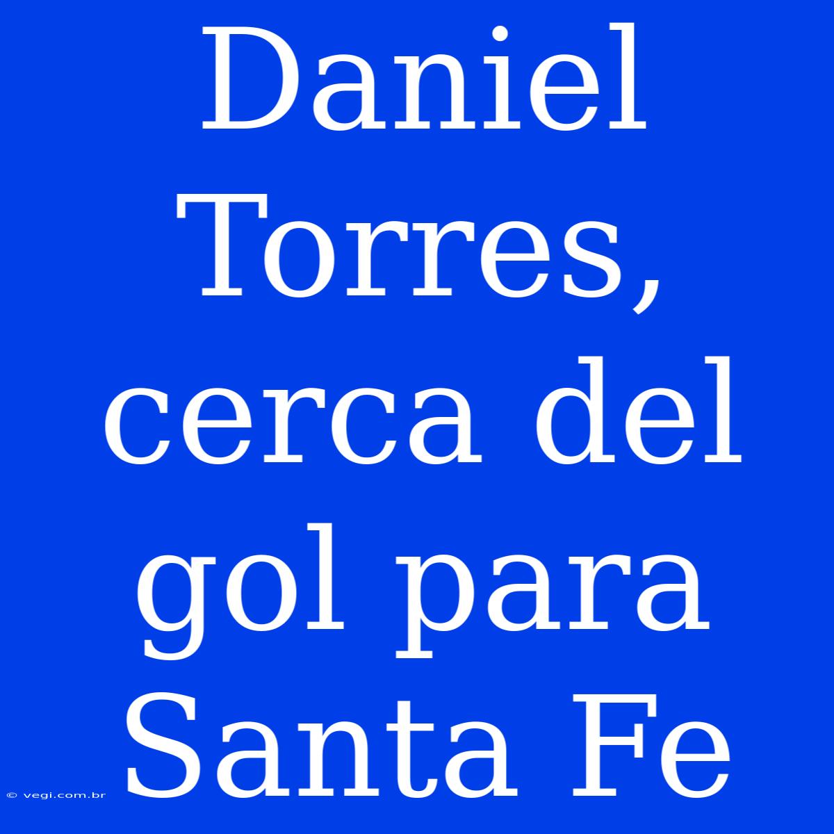 Daniel Torres, Cerca Del Gol Para Santa Fe