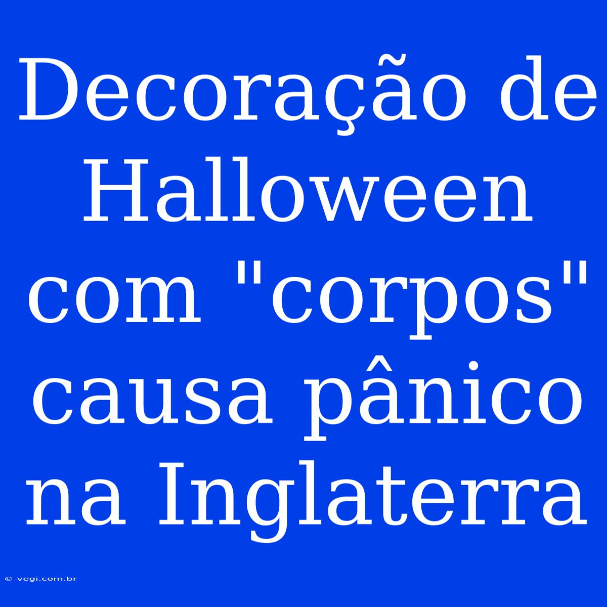 Decoração De Halloween Com 