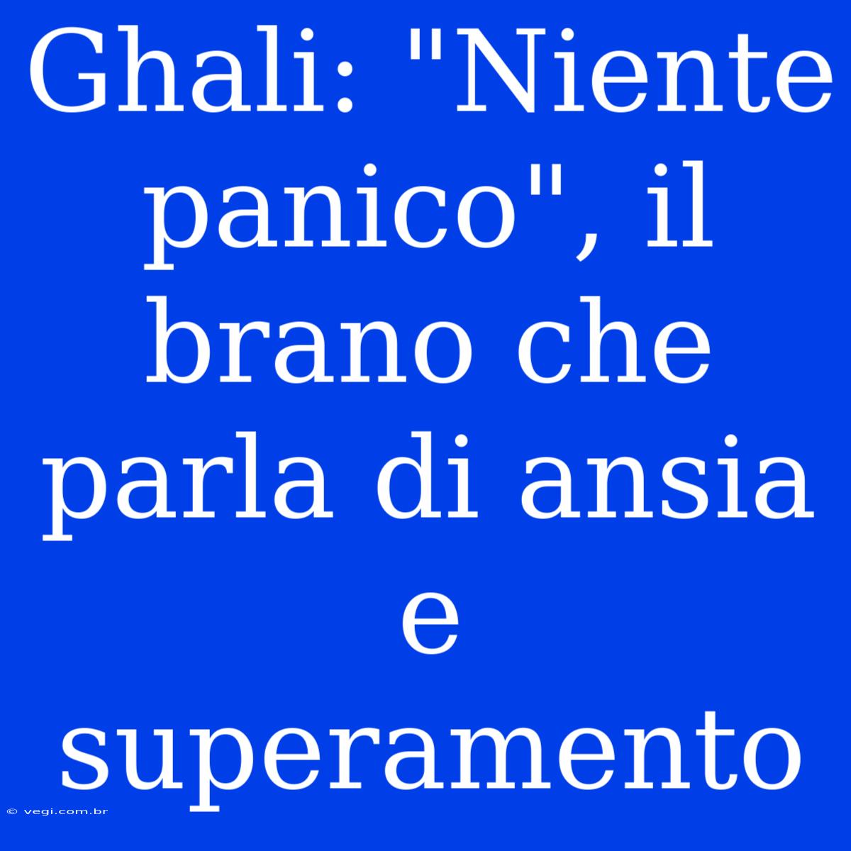 Ghali: 