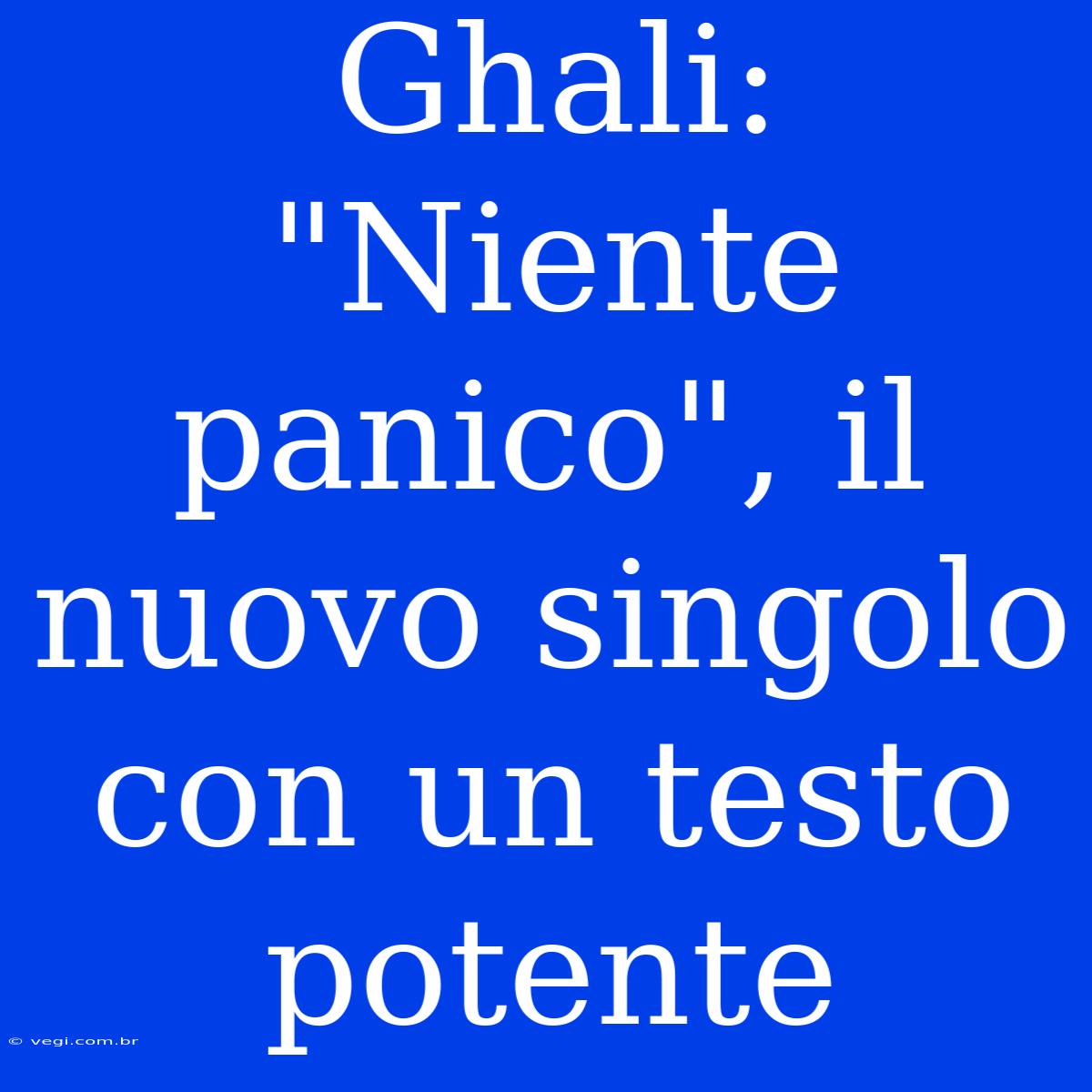 Ghali: 