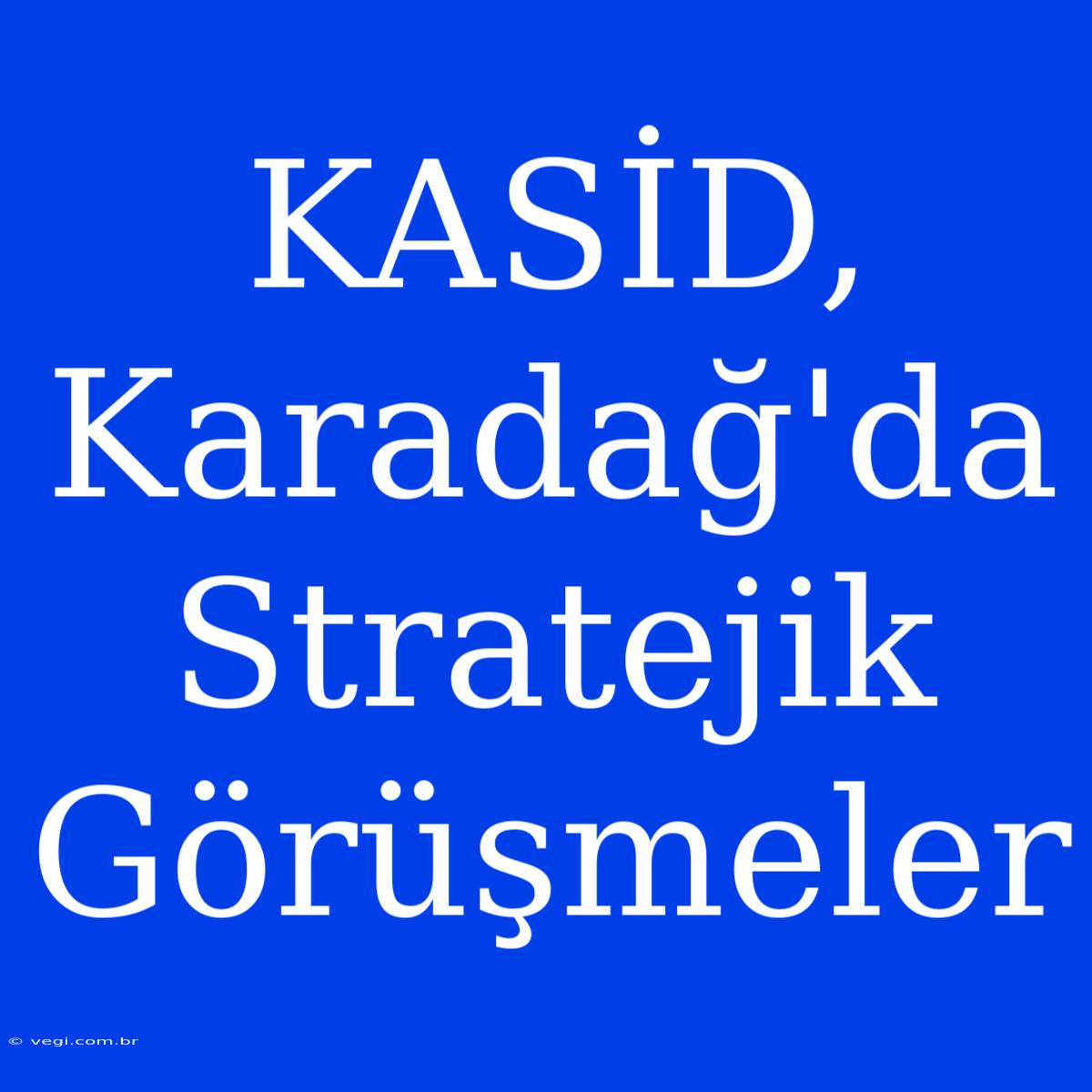 KASİD, Karadağ'da Stratejik Görüşmeler