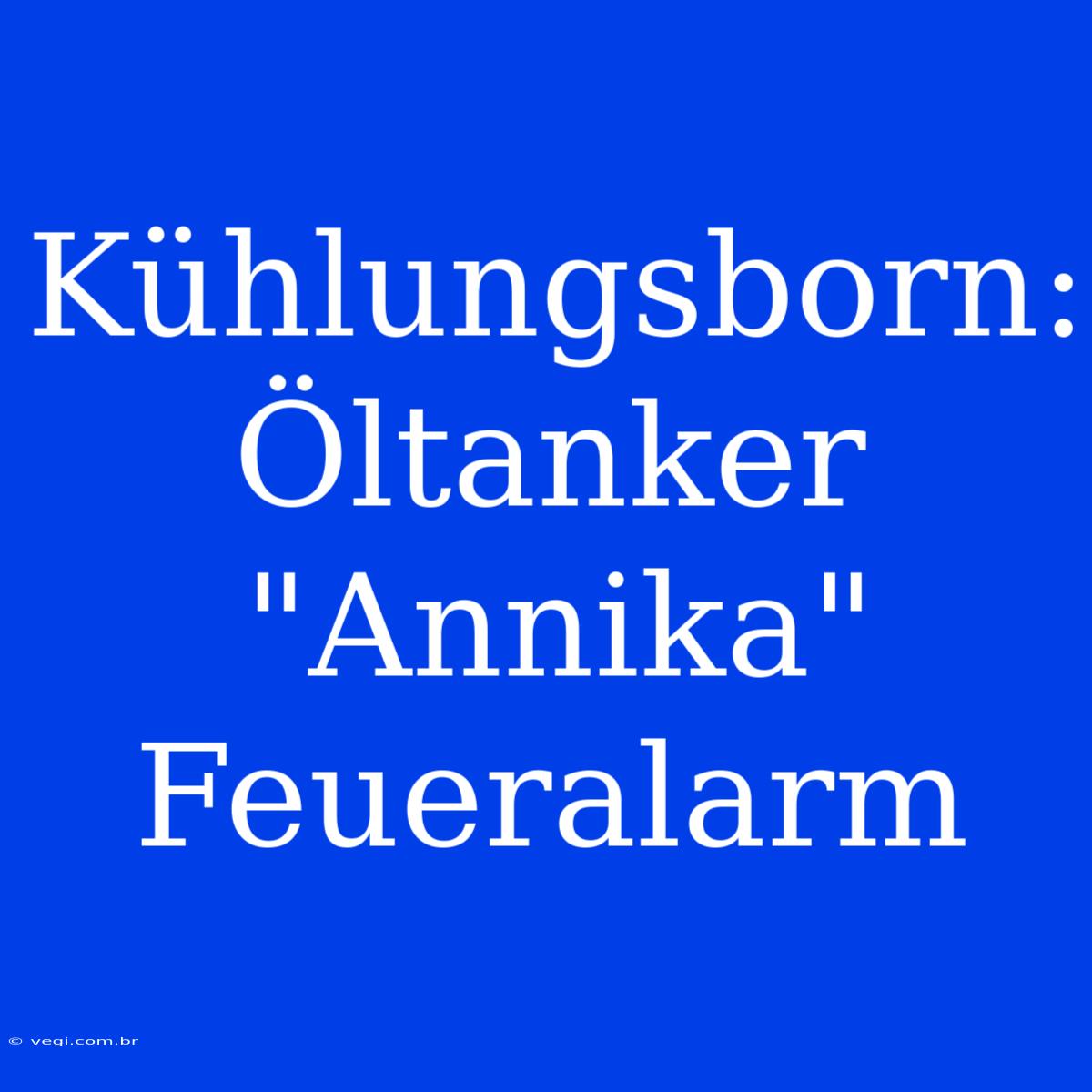 Kühlungsborn: Öltanker 