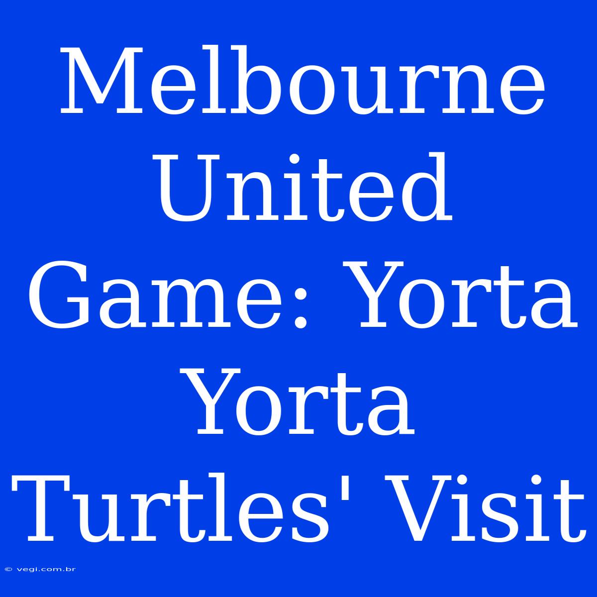 Melbourne United Game: Yorta Yorta Turtles' Visit