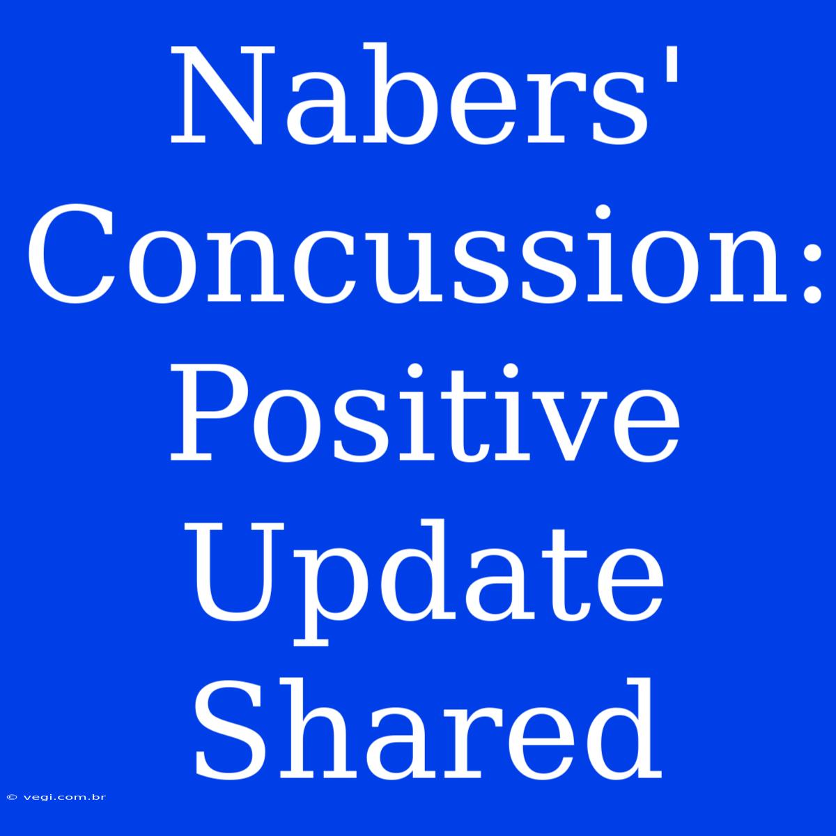 Nabers' Concussion: Positive Update Shared