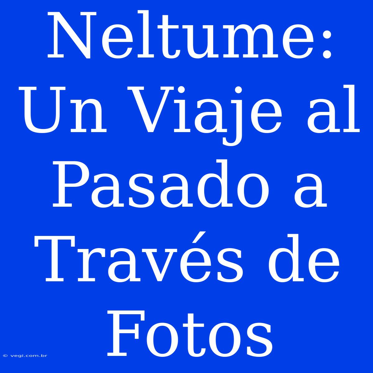 Neltume: Un Viaje Al Pasado A Través De Fotos