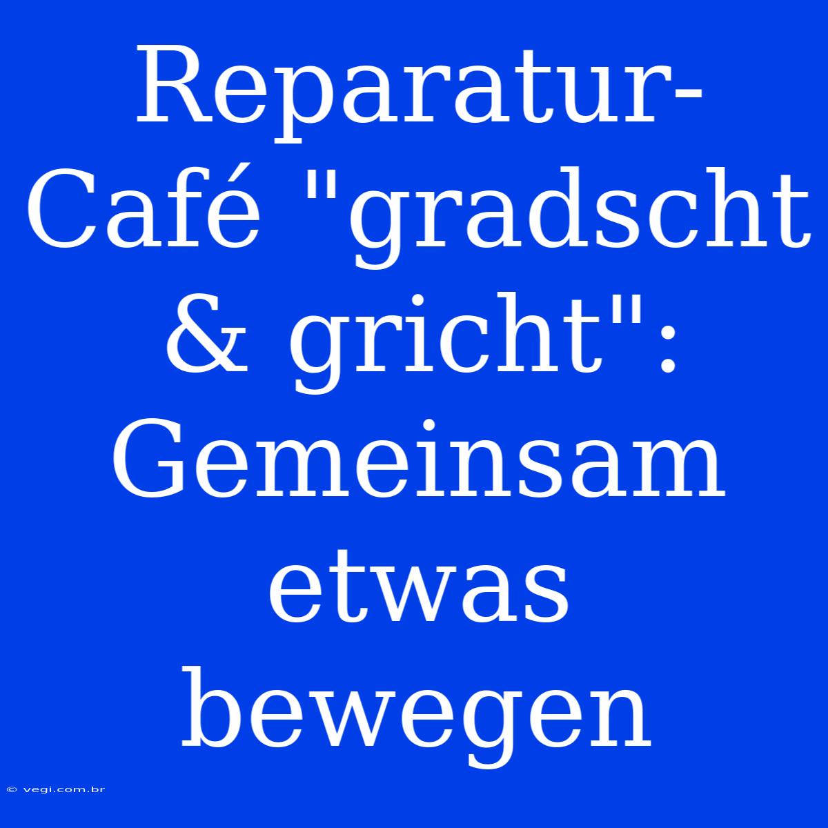 Reparatur-Café 