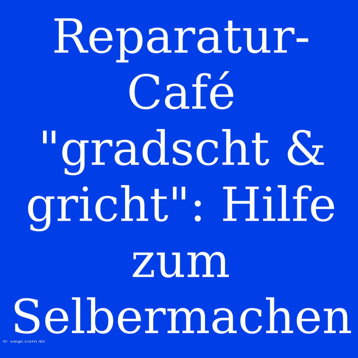 Reparatur-Café 