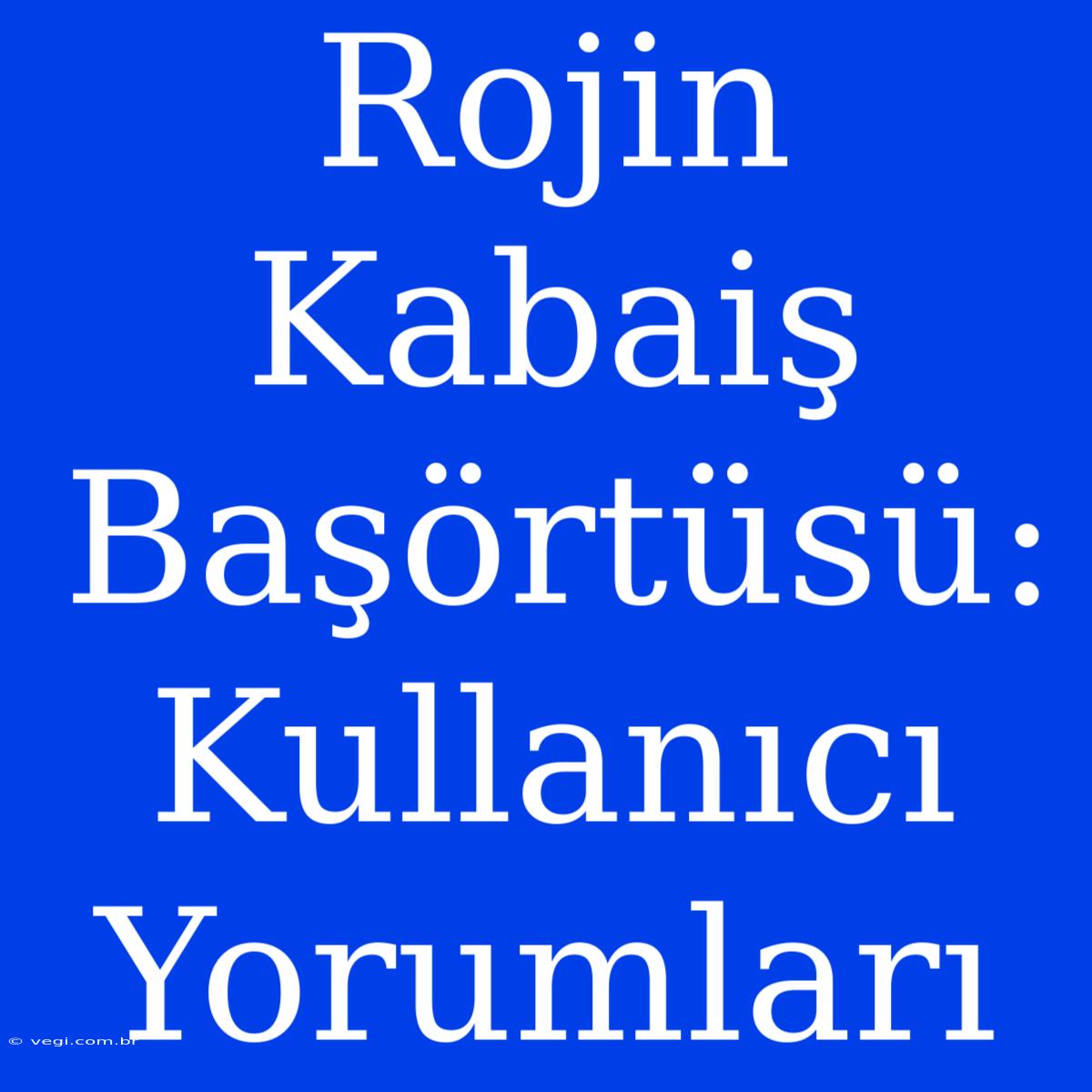 Rojin Kabaiş Başörtüsü: Kullanıcı Yorumları