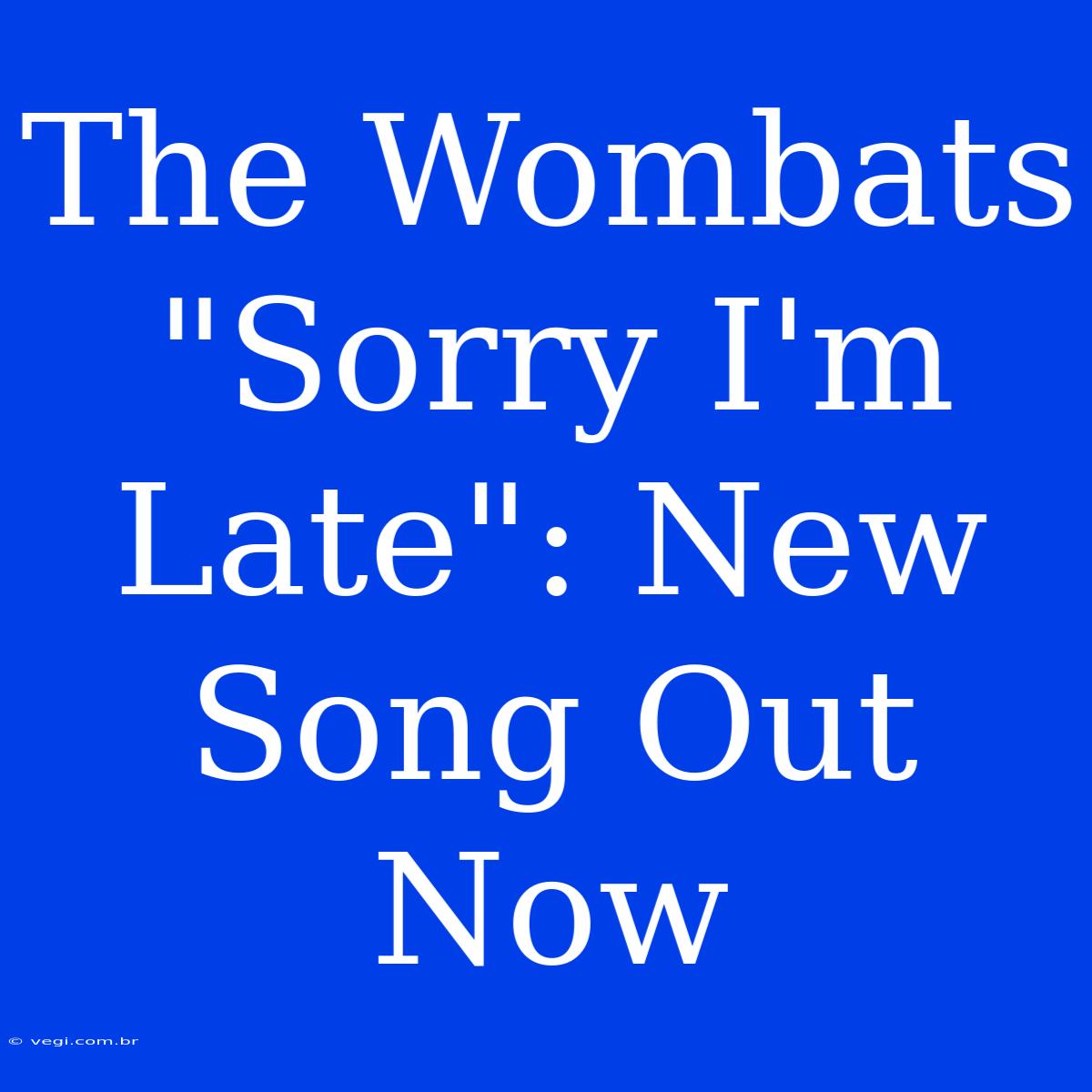 The Wombats 