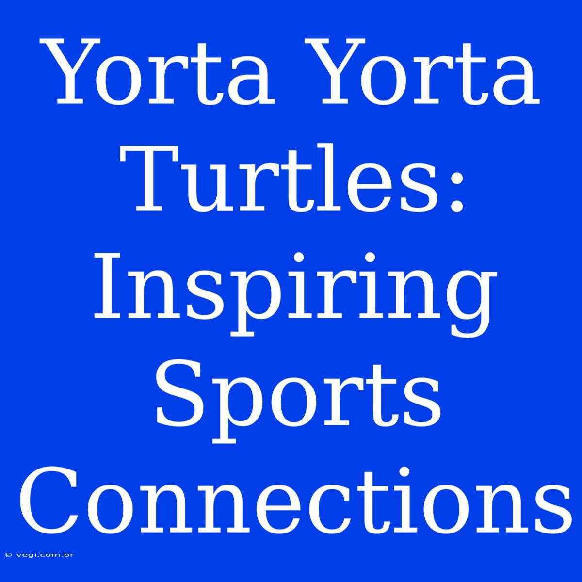 Yorta Yorta Turtles: Inspiring Sports Connections